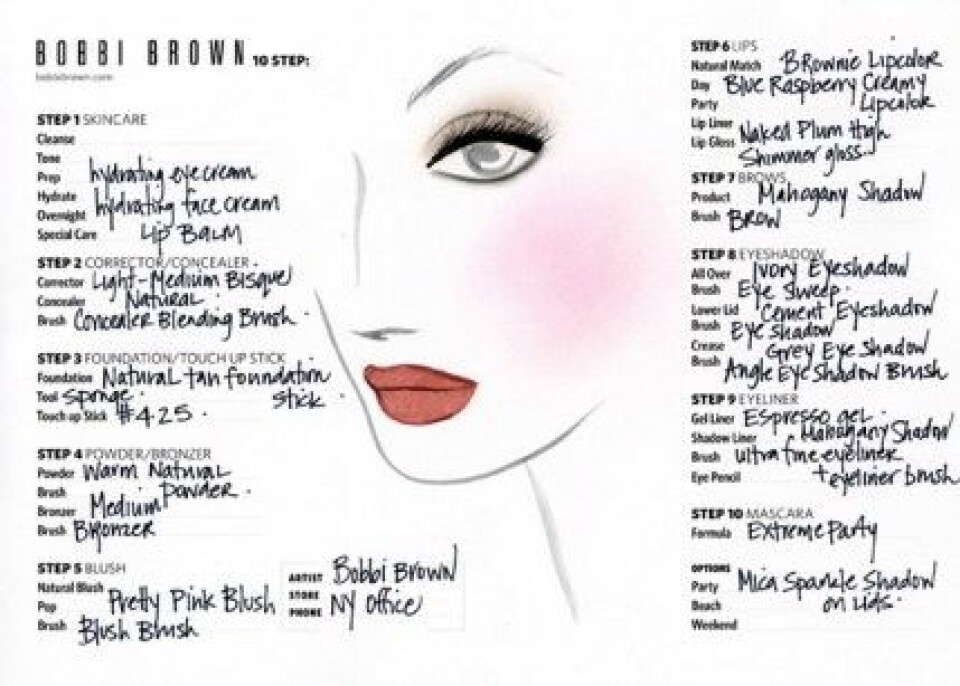 Katie Holmes: 'Ibland är ett läppstift eller lite rouge allt som behövs'