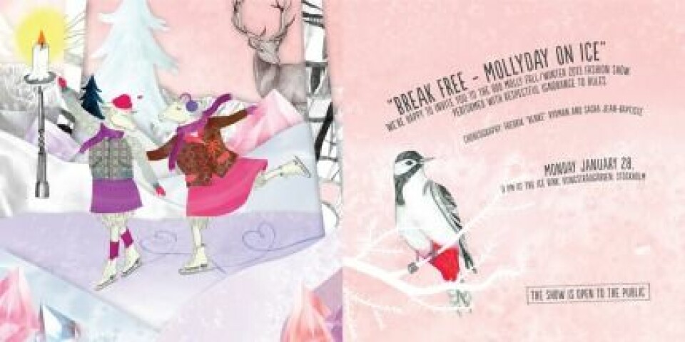 Inbjudan till Odd Mollys visning för hösten/vintern 2013. Inbjudan till Odd Mollys visning för hösten/vintern 2013.