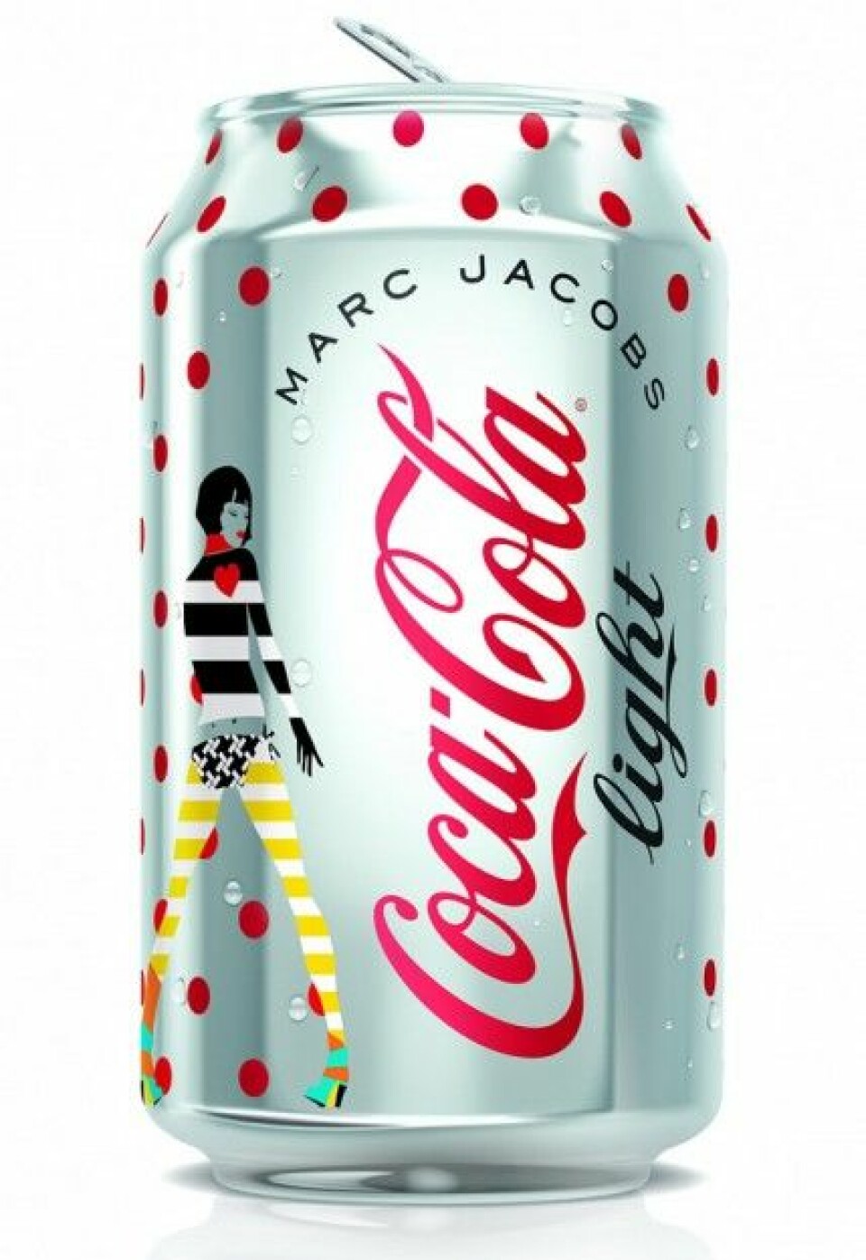 Marc Jacobs för Coca-Cola light hyllar 00-talet. Marc Jacobs för Coca-Cola light hyllar 00-talet.