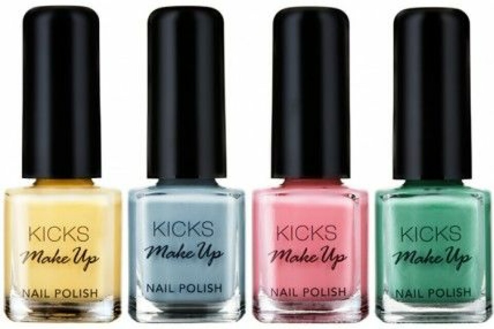 KICKS Nail Polish, 39 kr/st. KICKS Nail Polish, 39 kr/st.
