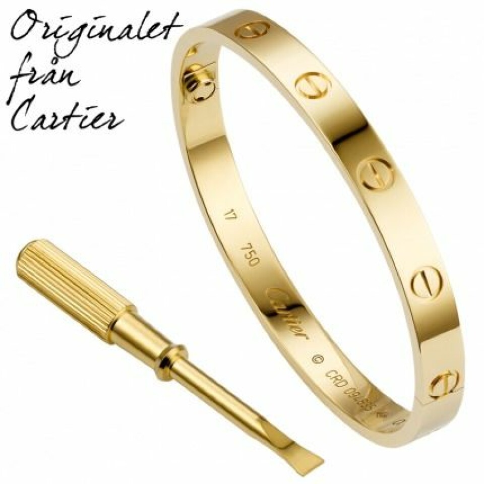 Modebloggarnas favoritarmband: Galet dyra Cartier Love bracelet