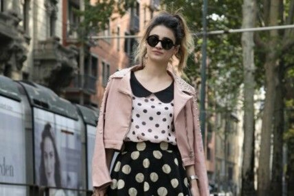 Prickigt är en het streetstyle-trend! Prickigt är en het streetstyle-trend!