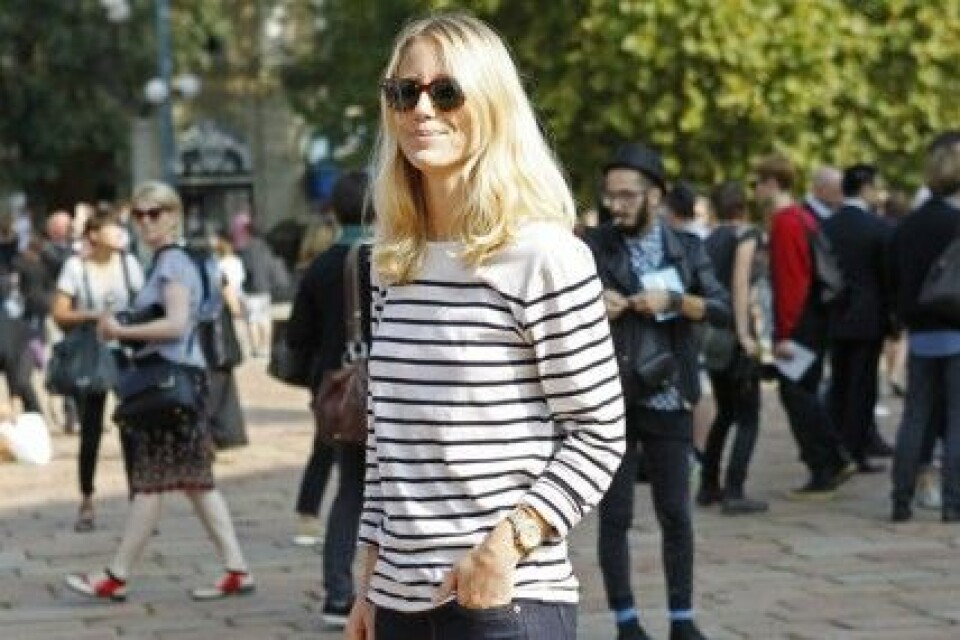 Randigt är en het streetstyle-trend! Randigt är en het streetstyle-trend!