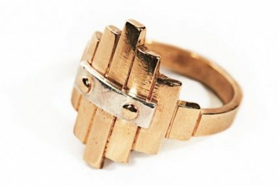 Maria Nilsdotter for Laroche: Barrel ring, 1 995 kr. Maria Nilsdotter for Laroche: Barrel ring, 1 995 kr.