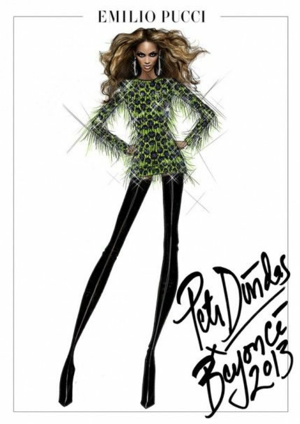 Emilio Pucci designar scenkläder åt Beyoncé