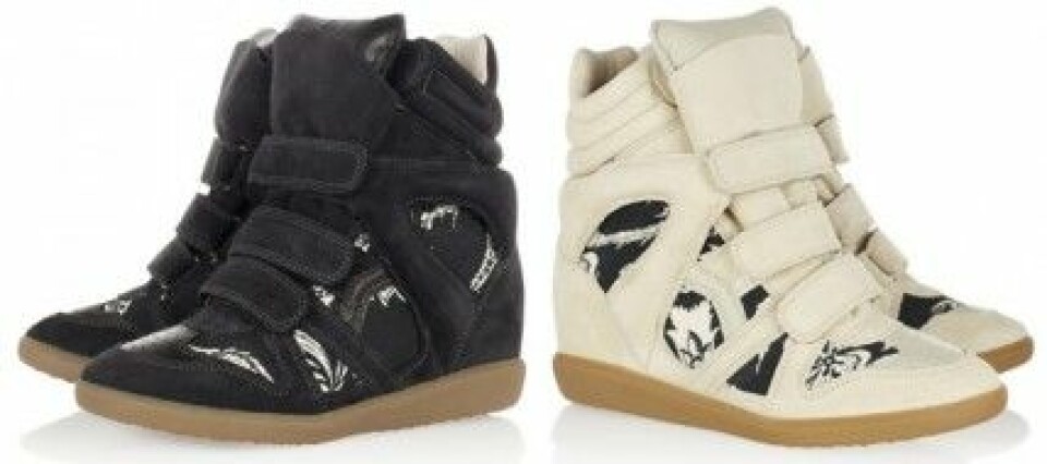 Wedgesneakers från Isabel Marant/Net-aPorter.com. Wedgesneakers från Isabel Marant/Net-aPorter.com.
