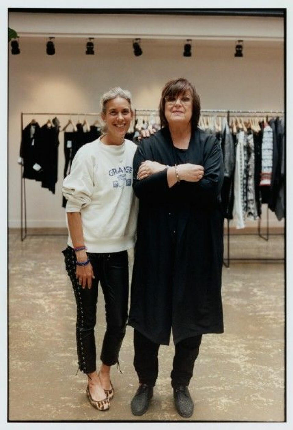 Isabel Marant och Margareta van den Bosch, kreativ rådgivare på H&M. Isabel Marant och Margareta van den Bosch, kreativ rådgivare på H&M.