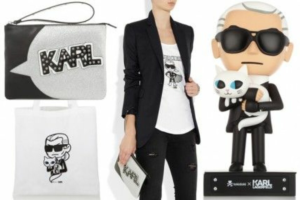 Karl lagerfeld gör kollektion med tokidoki