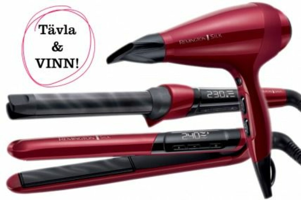 Vinn stylingverktyg från serien Remington Silk! Vinn stylingverktyg från serien Remington Silk!
