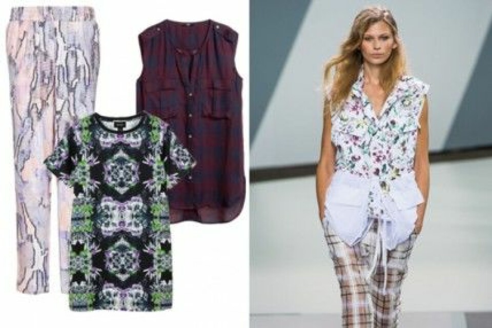 Shoppa catwalk trenden: Mönster mix Shoppa catwalk trenden: Mönster mix