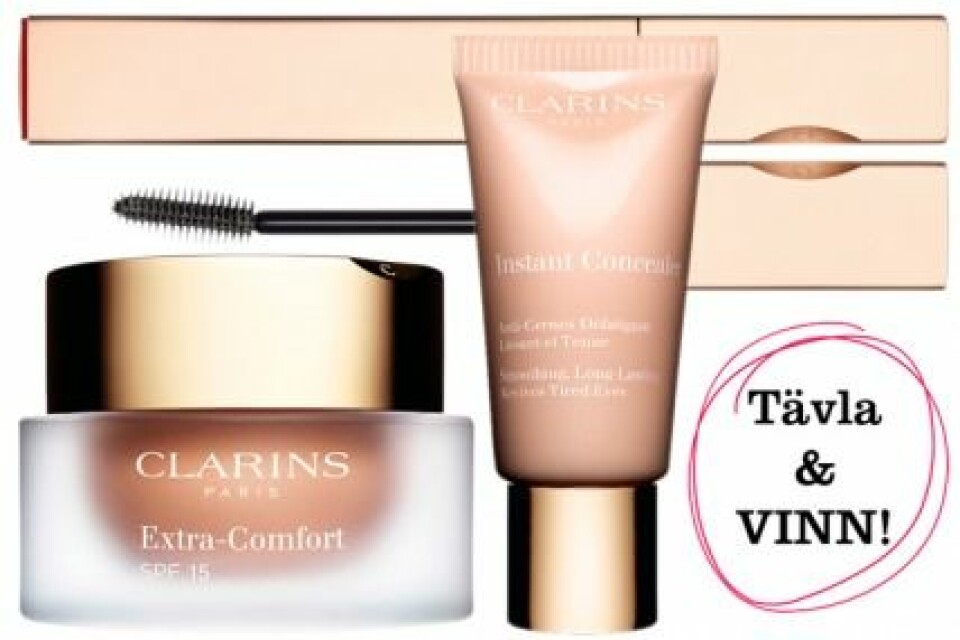 Vinn en lyxig necessär med smink från Clarins. Vinn en lyxig necessär med smink från Clarins.
