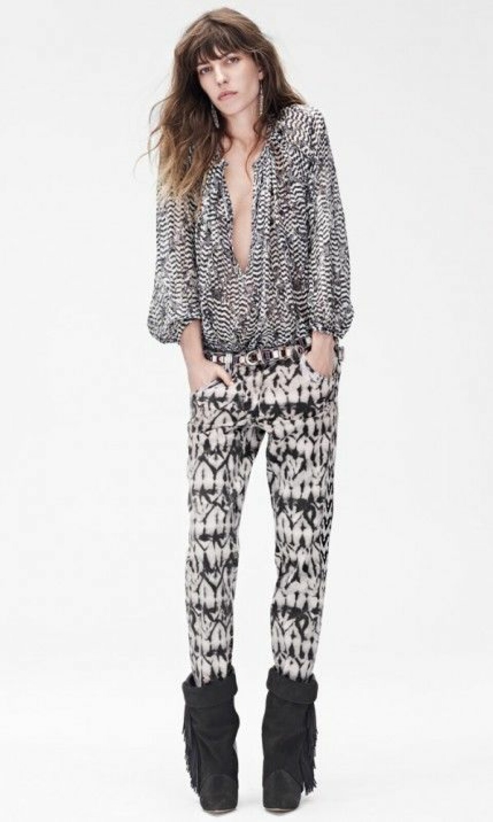 LOOKBOOK: Kända modeller visar Isabel Marant pour H&M