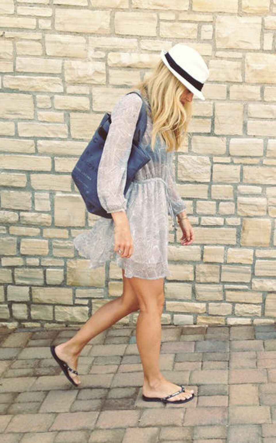 Shoppa bloggtrenden: Vit sommarhatt