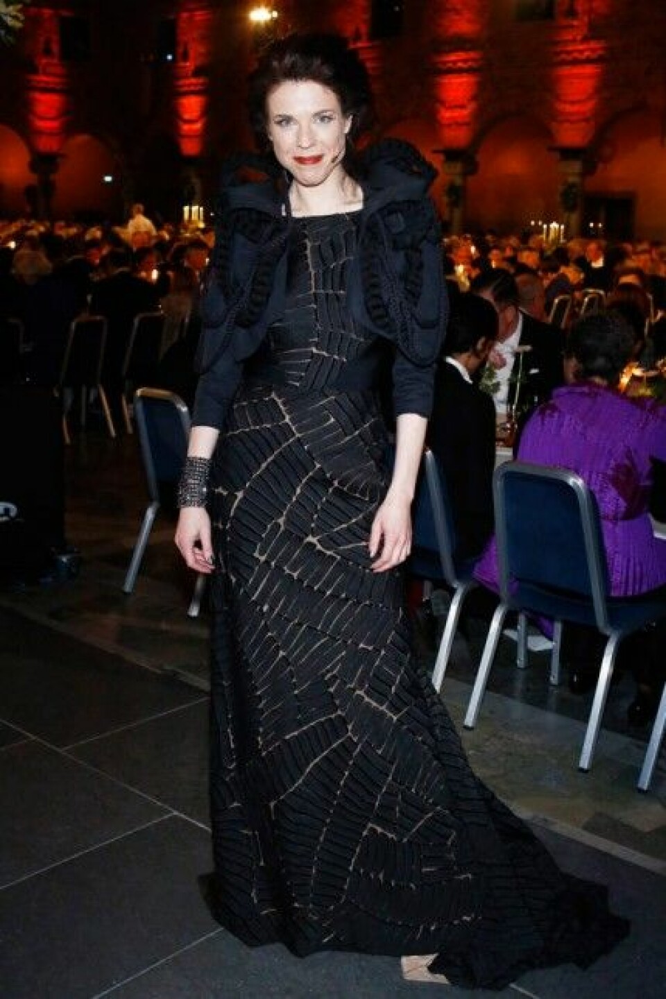 Jessica Gedin på Nobelfesten 2013. Jessica Gedin på Nobelfesten 2013.