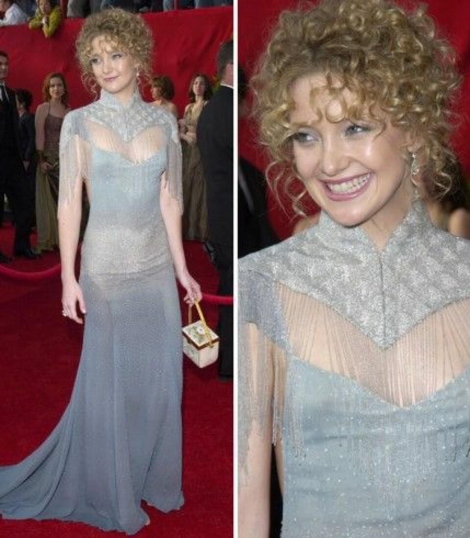 Kate Hudson i Stella McCartney på Oscarsgalan 2001. Kate Hudson i Stella McCartney på Oscarsgalan 2001.
