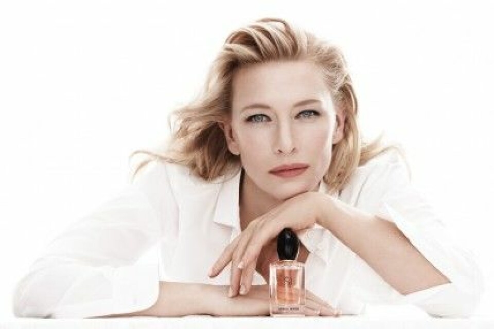 Skådespelerskan Cate Blanchett är ansiktet utåt för doften Armani Sì. Skådespelerskan Cate Blanchett är ansiktet utåt för doften Armani Sì.