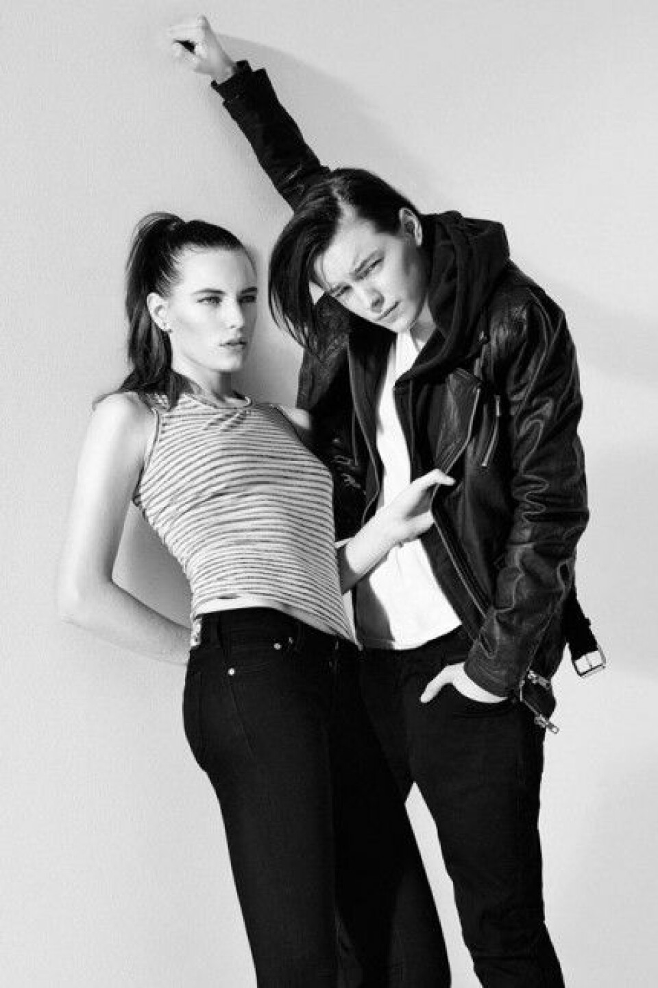 Erika Linder som både tjej och kille i kampanjen för Crocker Rockster. Erika Linder som både tjej och kille i kampanjen för Crocker Rockster.