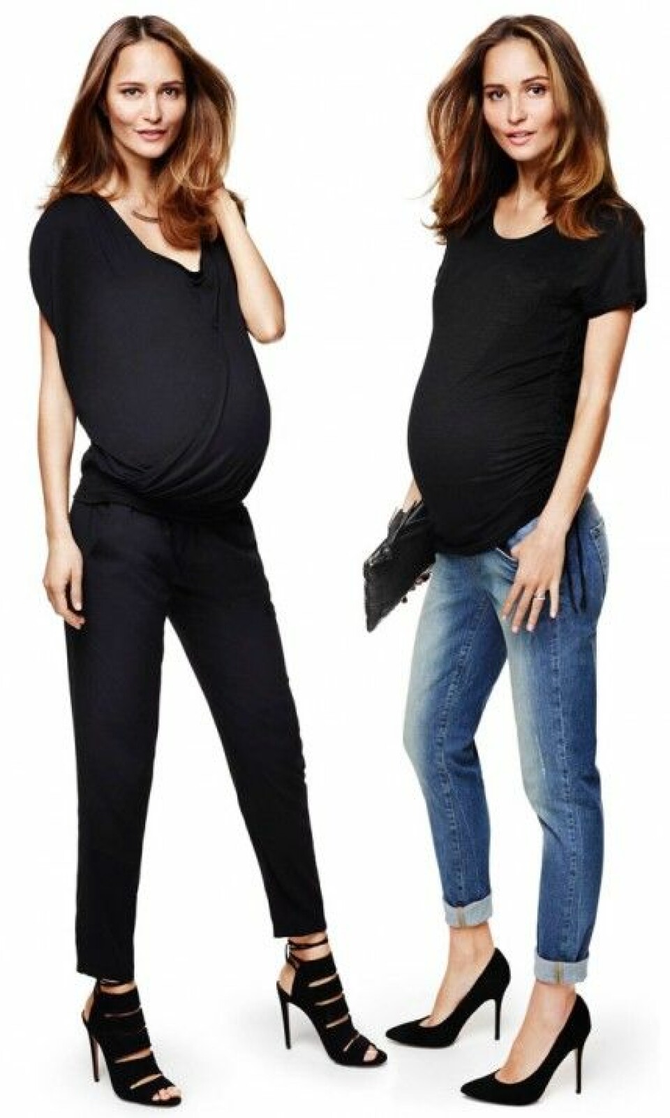 Vänster: Topp och byxa, 299 kr/st. Höger: Top, 199 kr. Jeans, 399 kr. Vänster: Topp och byxa, 299 kr/st. Höger: Top, 199 kr. Jeans, 399 kr.