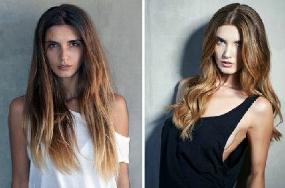 Elzana i ”Top Model Sverige” före och efter makeover. Elzana i ”Top Model Sverige” före och efter makeover.