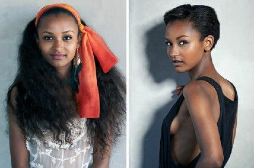 Vinnaren Feben före och efter makeover i ”Top Model Sverige” 2014. Vinnaren Feben före och efter makeover i ”Top Model Sverige” 2014.