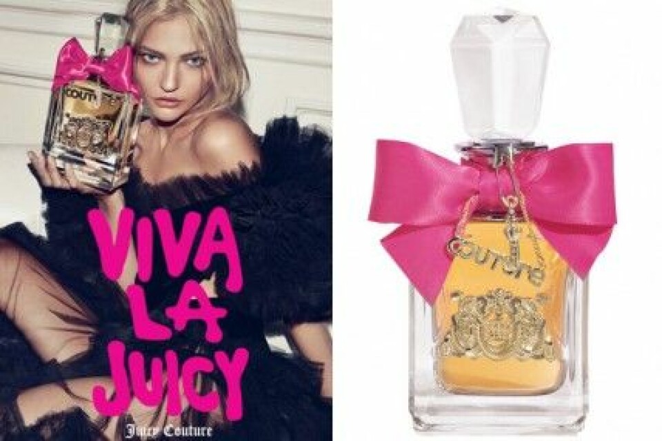 Sasha Pivovarova är ansiktet utåt för Viva La Juicy från Juicy Couture. Sasha Pivovarova är ansiktet utåt för Viva La Juicy från Juicy Couture.