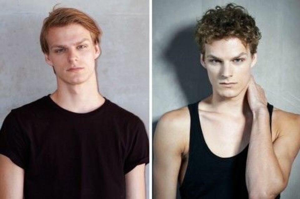 Joakim i ”Top Model Sverige” före och efter makeover. Joakim i ”Top Model Sverige” före och efter makeover.