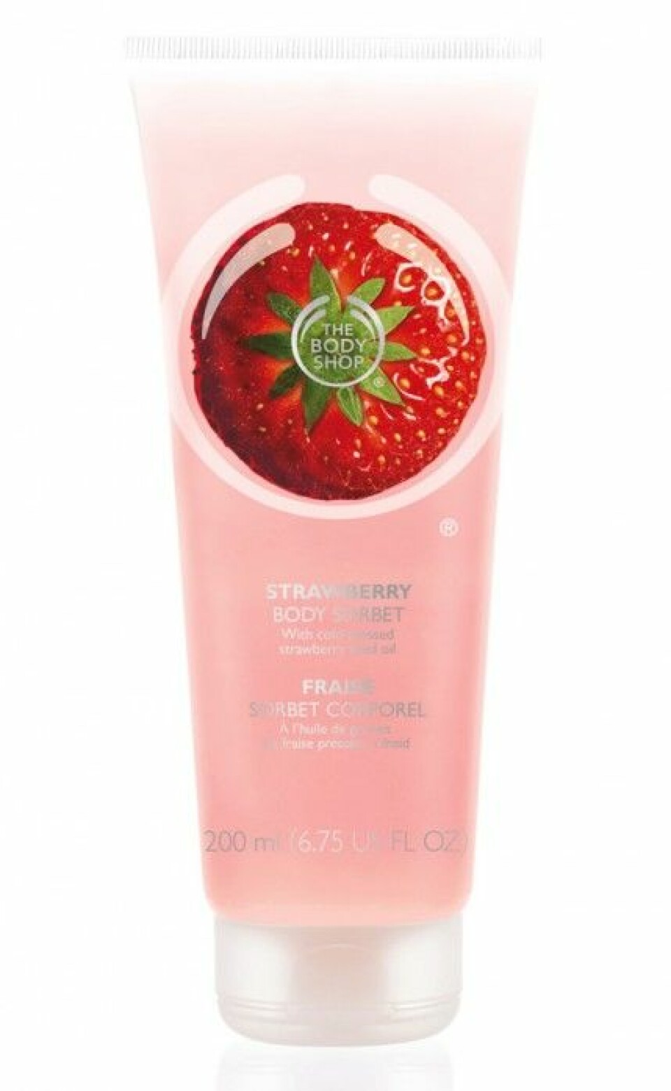 Strawberry Body Sorbet från The Body Shop. Pris: 165 kr/200 ml. Strawberry Body Sorbet från The Body Shop. Pris: 165 kr/200 ml.