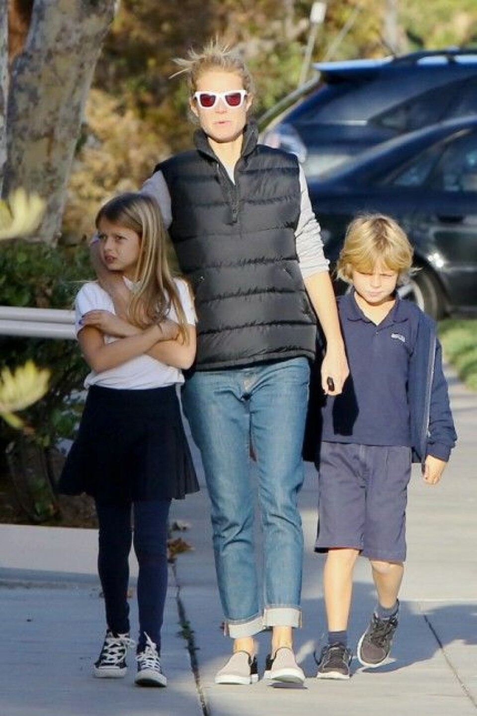 Gwyneth Paltrow och barnen Apple och Moses. Gwyneth Paltrow och barnen Apple och Moses.
