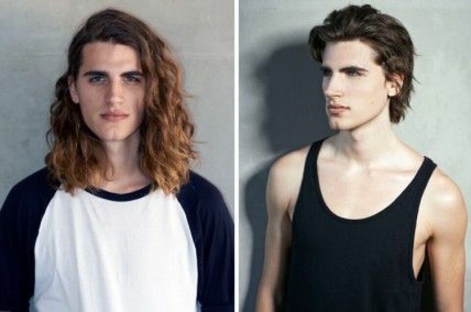 Michael i ”Top Model Sverige” före och efter makeover. Michael i ”Top Model Sverige” före och efter makeover.