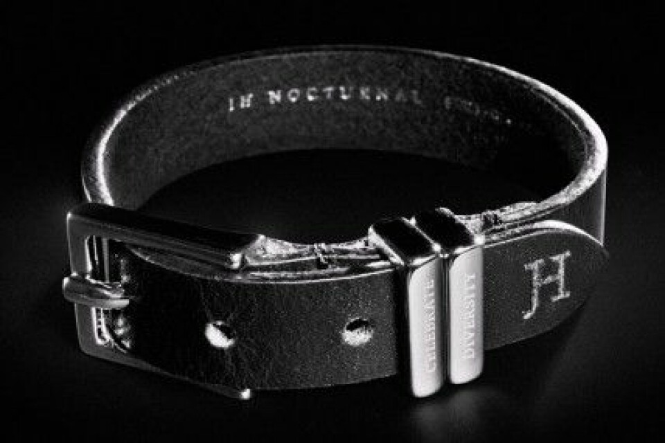 Årets dogtag till Stockholm Pride är ett armband designat av Jessy Heuvelink. Årets dogtag till Stockholm Pride är ett armband designat av Jessy Heuvelink.