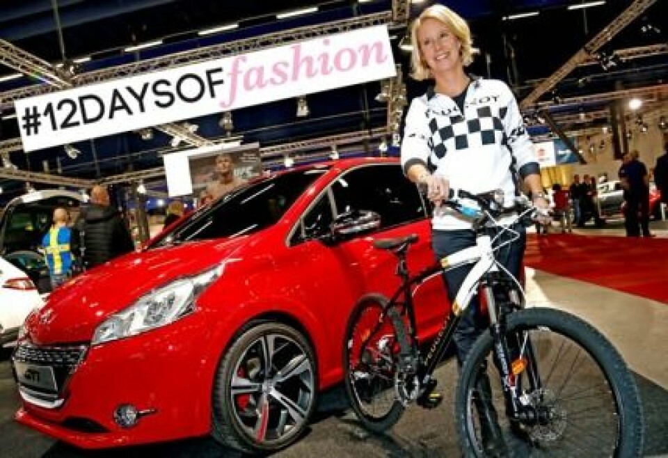 Mari Lantz från Peugeot på Lifestylemässan i Stockholm. Mari Lantz från Peugeot på Lifestylemässan i Stockholm.