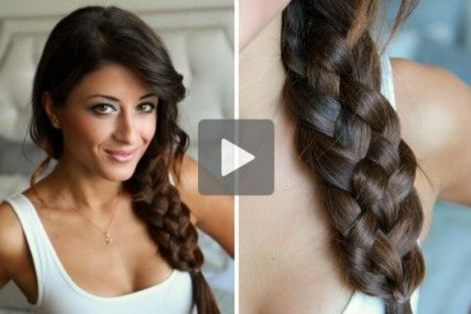 Så fixar du den nya Rapunzel-flätan, eller på engelska ”five strand braid”. Så fixar du den nya Rapunzel-flätan, eller på engelska ”five strand braid”.