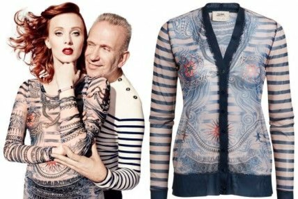 Ränder och tatueringar är två av höstens modemåsten enligt Jean Paul Gaultier. Ränder och tatueringar är två av höstens modemåsten enligt Jean Paul Gaultier.