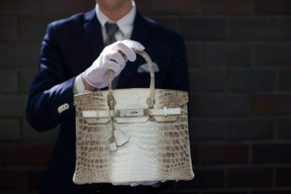 The Hermès 30cm Diamond Matte Himalayan Nilo Crocodile Birkin Bag. The Hermès 30cm Diamond Matte Himalayan Nilo Crocodile Birkin Bag.