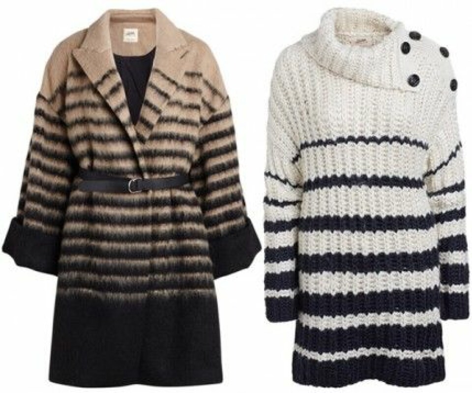 Ullappa från Gaultier för Lindex, 1 499 kr. Stickad tröja, 599 kr. Ullappa från Gaultier för Lindex, 1 499 kr. Stickad tröja, 599 kr.