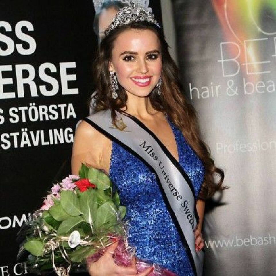 Camilla Hansson kröntes till Miss Universe Sweden 28 mars 2014. Camilla Hansson kröntes till Miss Universe Sweden 28 mars 2014.