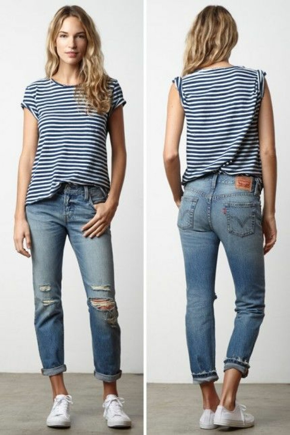 Så bär du nya boyfriendjeansen Levi's 501 CT på tre olika sätt