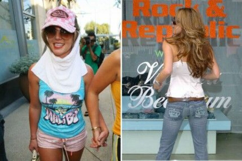 Britney Spears och Victoria Beckham i två stora trender på 00-talet. Britney Spears och Victoria Beckham i två stora trender på 00-talet.