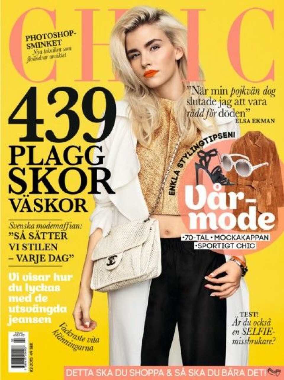 Elsa Ekman på omslaget av Baaam nr 2-2015. Foto: Nina Holma Elsa Ekman på omslaget av Baaam nr 2-2015. Foto: Nina Holma