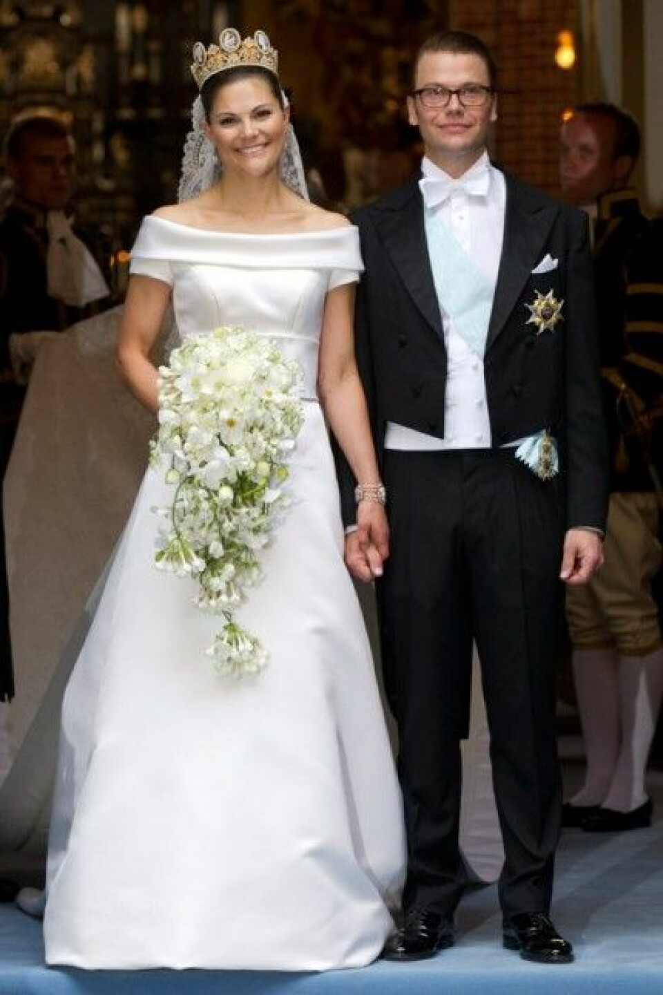 Allt om de 10 vackraste kungliga brudklänningarna