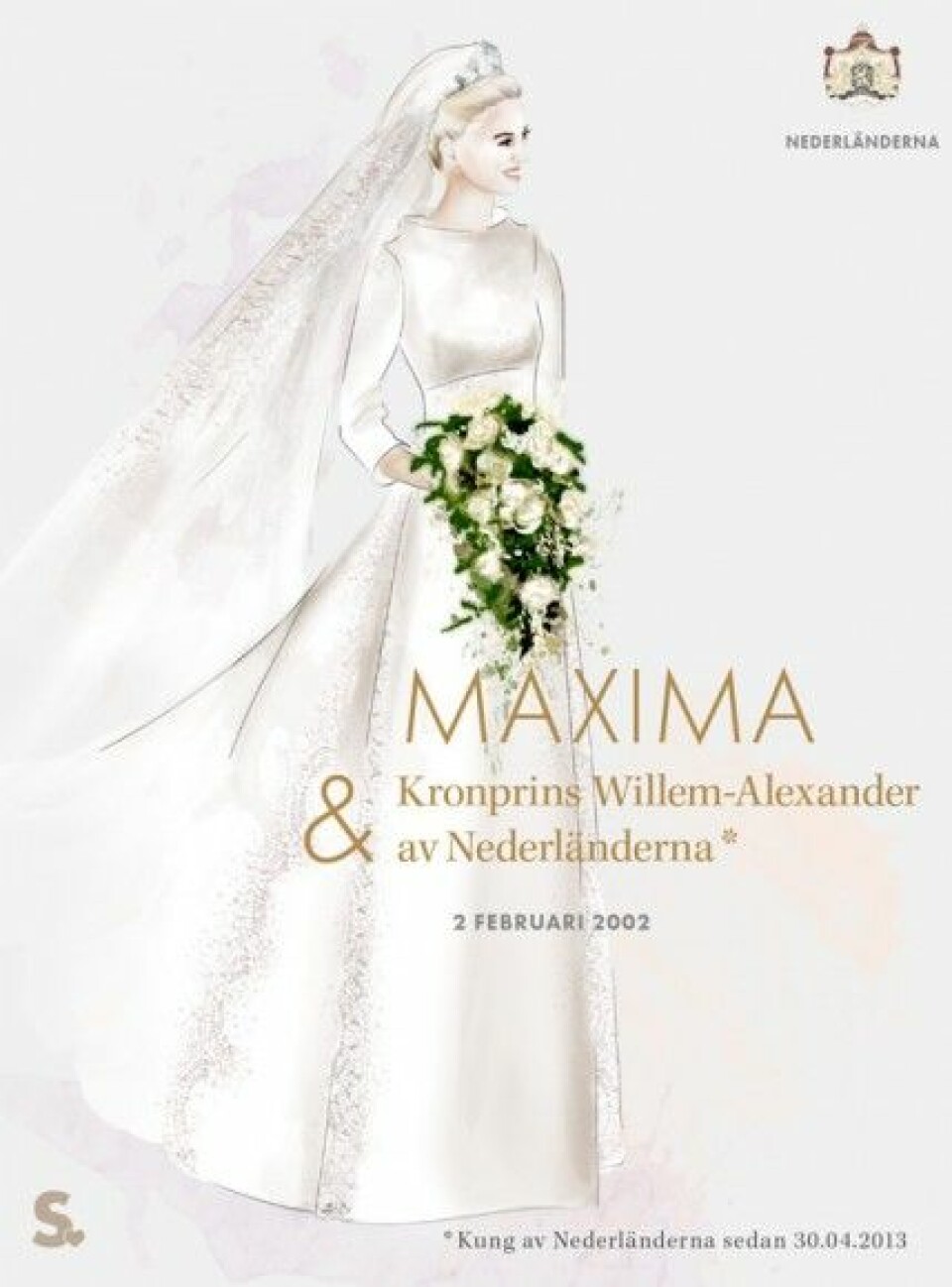 Allt om de 10 vackraste kungliga brudklänningarna