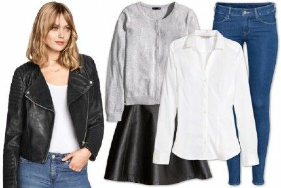 Samtliga plagg på bilden kommer från H&M. Samtliga plagg på bilden kommer från H&M.