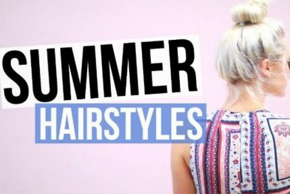 VIDEO-tutorial: 5 snygga frisyrer som passar perfekt i sommar