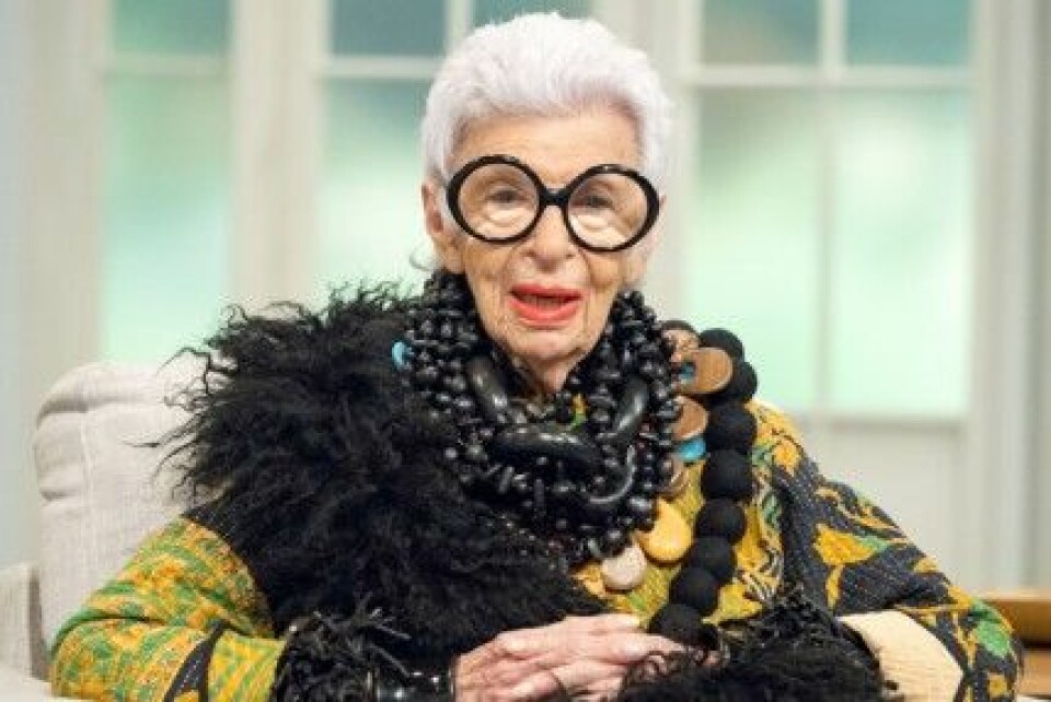 Iris Apfel är en stilförebild av rang. Iris Apfel är en stilförebild av rang.
