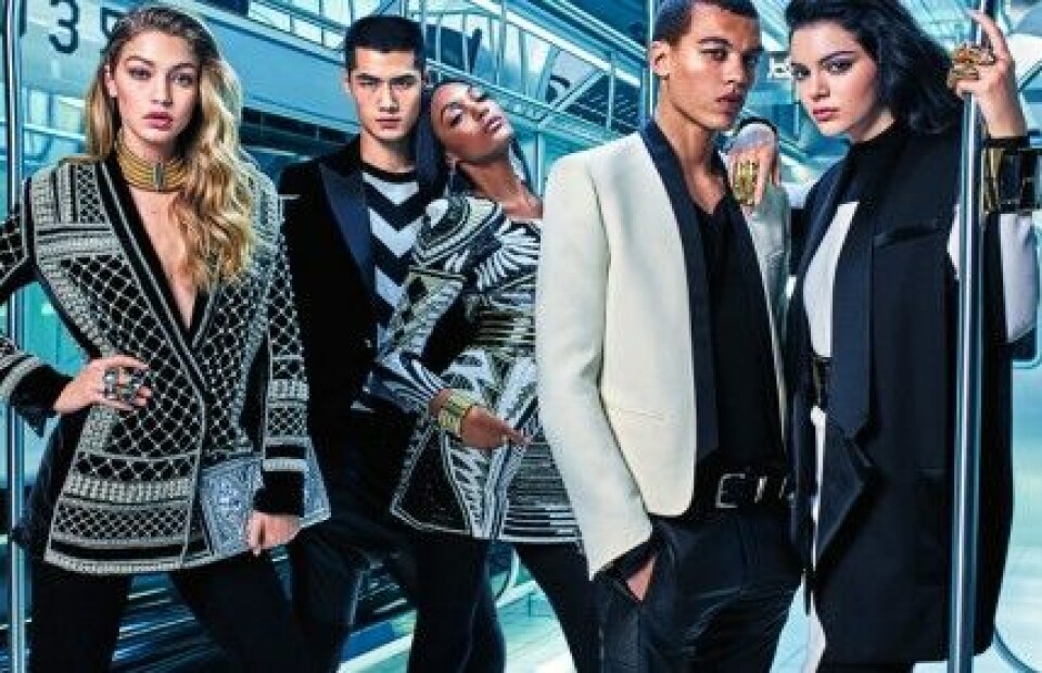 Första bilderna från H&M:s samarbete med Balmain