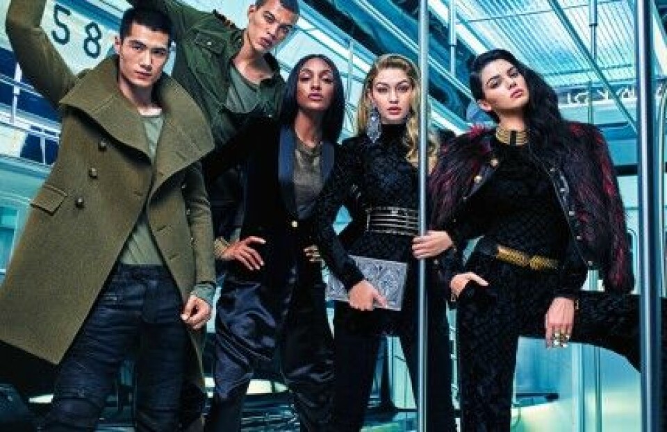 Första bilderna från H&M:s samarbete med Balmain