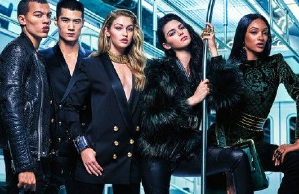 Första bilderna från H&M:s samarbete med Balmain