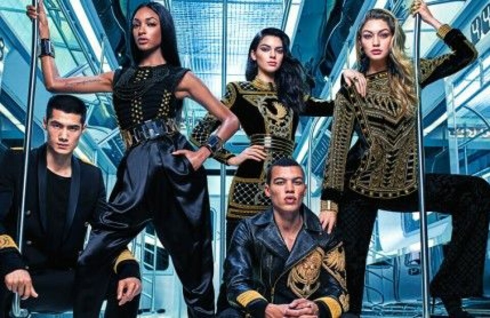 Första bilderna från H&M:s samarbete med Balmain