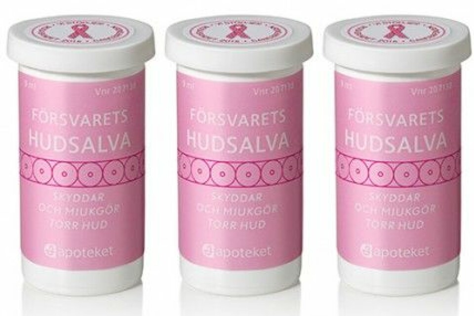 Shoppa rosa produkter och stötta Rosa Bandet