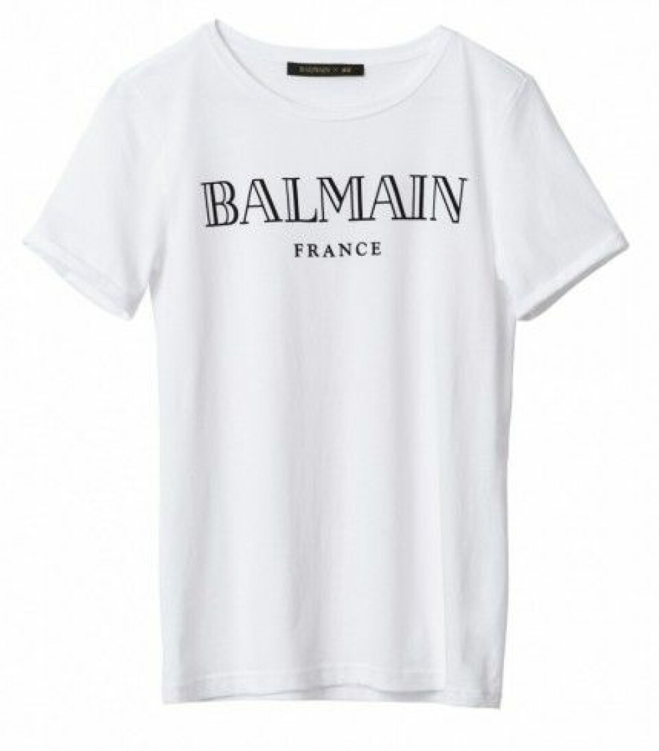 Se alla plagg och accessoarer från Balmain x H&M